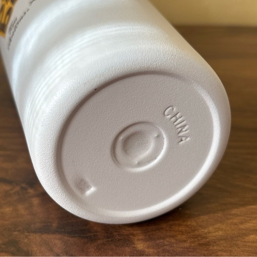 White & Yellow Insulated Travel Tumbler - Picture 11 of 12